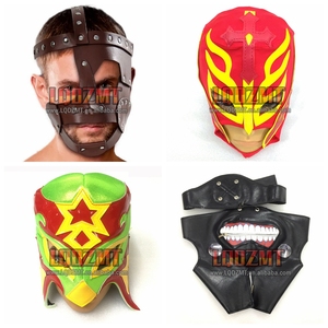 Máscara de Lucha Libre Personalizada para Adultos y Niños, Máscara de Cosplay de Rey <span class=keywords><strong>Mysterio</strong></span> para Fiestas de Disfraces, Halloween y Lucha Libre - Product Image 1