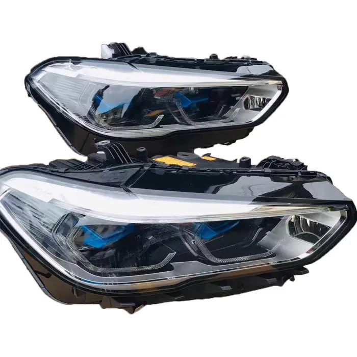 אורות רכב מקוריים OEM ארה""ב פנסי LED לפנס BMW X5 G05 X6 G06 2019 2020 2021 2022 2022 שנה מכלול פנסי לייזר