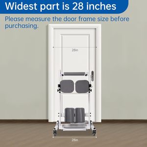 Stand Assist Unidad de transporte de pacientes, asiento seguro, soporte, transferencia y transporte, elevador de transferencia de pacientes para prevención de caídas - Product Image 6