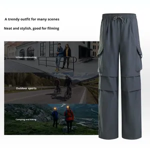 شورت رجالي جديد بتصميم عسكري من النايلون سريع الجفاف بخصر مطاطي من Camel Vintage Outdoor، مقاس 26، مثالي للربيع والصيف، يسمح بالتهوية ويزيل الرطوبة ويحمي من الشمس. - Product Image 2