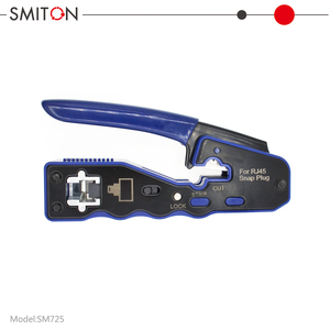 <span class=keywords><strong>Pince</strong></span> à sertir <span class=keywords><strong>RJ45</strong></span> avec <span class=keywords><strong>pince</strong></span> à connecteurs modulaires <span class=keywords><strong>RJ45</strong></span> à passage direct, <span class=keywords><strong>pince</strong></span> à sertir les fils <span class=keywords><strong>pour</strong></span> des connexions <span class=keywords><strong>RJ45</strong></span> pratiques - Product Image 4
