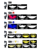 MOTOLED Front Motorcycle LED Headlight S8 Model H4 Hs1 H6 Ba20d P15d AC DC 8-80V