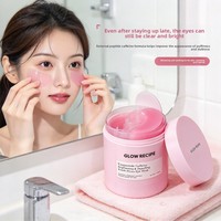 Masker Mata Kolagen Hidrogel Putar Laris Manis Anti-Kerut, Mengurangi Bengkak, Perawatan Kulit Mata Label Pribadi