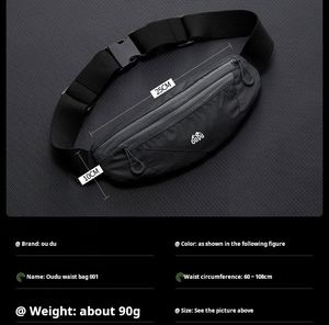 Riñonera Mini Moderna de Alta Calidad con Logotipo Personalizable, Ultradelgada e Impermeable para Teléfono de 7 Pulgadas - Product Image 2