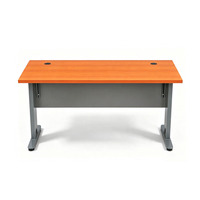 Escritorio Rectangular para Oficina y Computadora - Mesa de Escritura Moderna y Sencilla de 55 Pulgadas - Organización de Cables