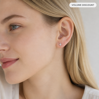 Boucles d'oreilles simples et élégantes pour femmes, à porter au quotidien, bijoux fins et minimalistes sophistiqués, mode, bureau, fête, cadeau d'anniversaire