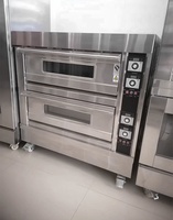 Four de cuisine professionnel multifonction à commande par bouton, en acier inoxydable, à gaz, garantie 1 an, pour la pâtisserie en restaurant