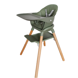 Chaise haute pour bébé 6 en 1 au design moderne en forme de L, écologique, siège rehausseur de sécurité, dossier en forme de flèche, <span class=keywords><strong>inclinable</strong></span> manuellement, base à bascule, pour enfants - Product Image 1