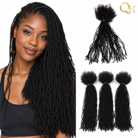 Extensions de cheveux indiens Remy Nano Interlock 0,1 cm, 100 % faits à la main, prêts à tresser, pour tresses Sisterlocks