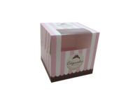 Boîtes à biscuits blanches de petite taille avec fenêtre, boîtes en papier pour mini-gâteaux, beignets, desserts à emporter, emballage individuel pour cupcakes