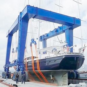 รถเครนยกเรือไฮดรอลิกเคลื่อนที่ขนาด 30 ตัน 50 ตัน 60 ตัน 75 ตัน 100 ตัน 200 ตัน แบบกำหนดเองสำหรับการขนส่งทางทะเล - Product Image 4