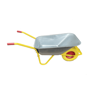 <span class=keywords><strong>Brouette</strong></span> industrielle robuste avec plateau métallique et roue <span class=keywords><strong>en</strong></span> PU pour la construction et le transport - Product Image 2