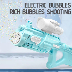 Automatic Shooting <strong>Electric</strong> Water Gun Toy Party Swim Pool Play Big Bubble Maker Machine 2 in 1 Bubble Water Guns for Summer Game - Product Image 5