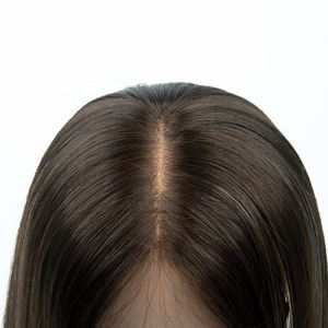 Perruques en cheveux humains alignés de qualité européenne, directement de l'usine, sans colle, avec dentelle suisse, perruque juive transparente pour femmes - Product Image 6