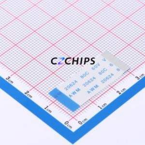 JS05B-24P-030-3-4 FFC Cable (Flexible Flat Cable) P=0.5mm Connector 24P 0.5mm 0.3mm Reverse - Product Image 1