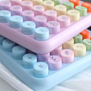 เครื่องคิดเลขสำนักงานสีมาการองสีน้ำเงิน ปุ่มขนาดใหญ่ 12 หลัก สำหรับนักเรียนและใช้ในสำนักงาน - Product Image 5