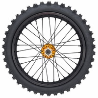 Ensemble de roues et pneus tout-terrain pour Surron Light Bee, pneu avant 70/100-19, pneu arrière 90/100-16, pneu de moto tout-terrain, ensemble de pneus à crampons profonds