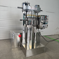 Nouvelle Presse à Huile Hydraulique Intelligente HY-YY10 105T à Froid en Acier Inoxydable pour la Production Automatique d'Huile Comestible de Sésame