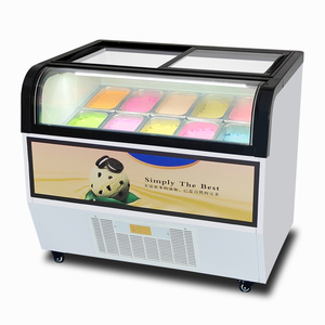 Nhà Máy bán hàng trực tiếp thương mại Ice Cream Tủ đông thương mại Tủ đông CE Cream hiển thị tủ chiên Ice Cream/6 Thùng/10 hộp - Product Image 3