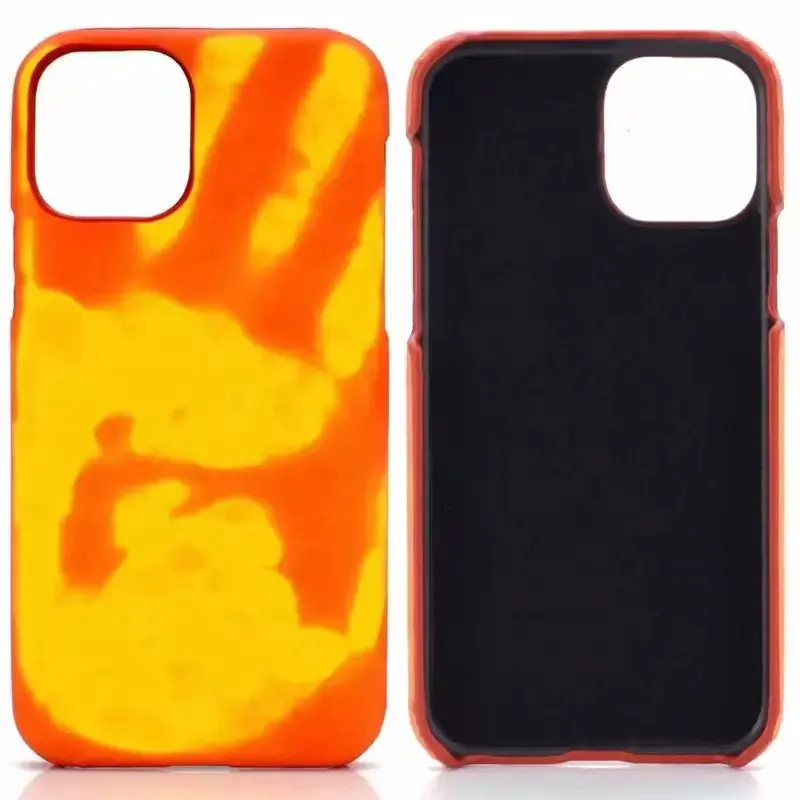 Silicone Case For iPhone 13 Pro Max Heat Sensitive Case Cover Thermal Phone Case for iphone14pro max