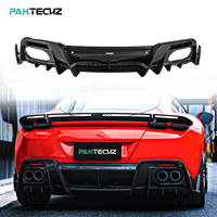 Kit carrosserie en fibre de carbone sèche préimprégnée Paktechz, diffuseur de pare-chocs arrière pour Ferrari Roma