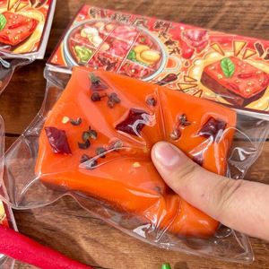 ของเล่นบีบคลายเครียดรูปหม้อไฟจำลอง ทำจากวัสดุ TPR เนื้อนุ่ม บีบแล้วคืนตัวช้า ช่วยลดความวิตกกังวล - Product Image 2