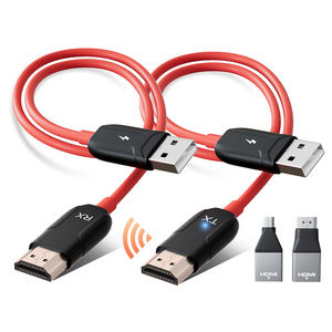 Kolarful <span class=keywords><strong>Wireless</strong></span> HDTV trasmettitore ricevitore 4K 1080P <span class=keywords><strong>5GHz</strong></span> <span class=keywords><strong>HD</strong></span> Extender specchio schermo Streaming di controllo vocale mappa Online nero - Product Image 4