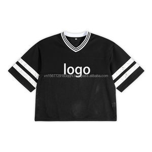 T-shirt en maille jersey tendance unisexe à manches courtes, coupe ample, respirant et séchage rapide pour l'été - Product Image 1