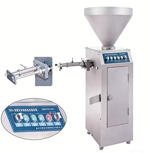 Machine de remplissage de saucisses quantitative et continue à commande pneumatique <span class=keywords><strong>BOAN</strong></span> SGI-111 avec torsion automatique pour boyaux naturels et protéinés - Product Image 1