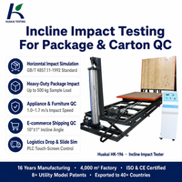 Machine d'essai d'impact sur plan incliné, testeur de choc horizontal, capacité 500 kg, PLC, glissière 1500 mm, vérin de levage, conforme GB