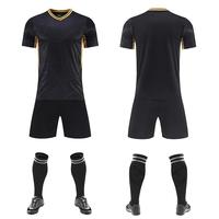 Maillot de football pour enfants et hommes en polyester 100 %, haute qualité, tricot uni, vente chaude