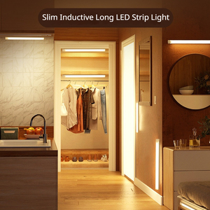 LED Motion <b>Sensor</b> <b>Light</b> Aluminum Wall-Mounted Cabinet & Wardrobe <b>Light</b> <b>Indoor</b> Student Dorm Night <b>Light</b> - Product Image 6