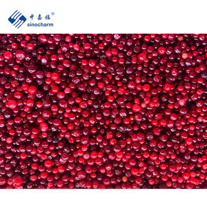 Sinocharm BRC-A produit 4 étoiles <span class=keywords><strong>rouge</strong></span> IQF usine de fruits à l'airelle norme ue 10kg en vrac airelles congelées pour tarte - Product Image 4
