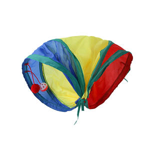 Hot Selling Faltbares Haustier Katzen spielzeug <span class=keywords><strong>Kitty</strong></span> Pet Training Interaktives Spaß spielzeug Interaktives Peek Hole Pet Tube Spielzeug für Katzen - Product Image 3
