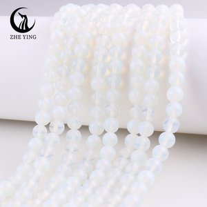 Zhe Ying 6/8/10mm Opal Synthesis Opalite <strong>Stone</strong> <strong>Beads</strong> Natural <strong>Stone</strong> Opalite <strong>Stone</strong> Loose <strong>Beads</strong> - Product Image 2