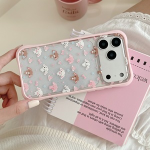 Nouvelle coque de téléphone mignonne de dessin animé <span class=keywords><strong>Lapin</strong></span> et Chat pour iPhone 17 16 Pro Max, coque de téléphone pour fille célébrité d'Internet pour iPhone 17 16 Pro Max - Product Image 2