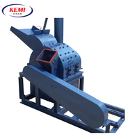 Broyeur à bois multifonction haute efficacité, broyeur de branches d'arbre, moulin à marteaux pour le traitement du bois, machine à sciure avec moteur 380V