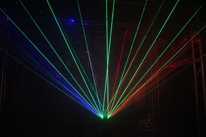 DMX Ánh Sáng Sân Khấu RGB Màu Hoa 6 Đầu Thông Minh Tia Laser Di Chuyển DJ Ánh Sáng Vũ Trường - Product Image 6