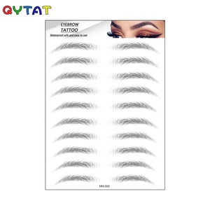 Femmes Sexy Cosmétique Sourcils Maquillage Eau Transfert Temporaire Faux <span class=keywords><strong>3D</strong></span>/ 4D/ 6D Sourcils Tatoo - Product Image 2