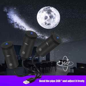 <b>USB</b> Projector Mini 2in1 Moon and Starlight HD Effect Car Sleep Aid Home Ambient <b>Led</b> Night <b>Light</b> Gift for a Child's Room - Product Image 5