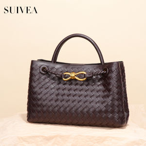 Mode nouvelle Texture tissé sac fourre-tout Niche grande capacité sac à bandoulière de poche lumière luxe loisirs cent sacs pour femmes - Product Image 3