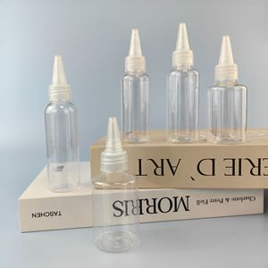 Clear PE Plastic Dropper <b>Bottles</b> Cylinder Shape Screw Cap Cosmetic Use 5 Sizes Available - Product Image 6