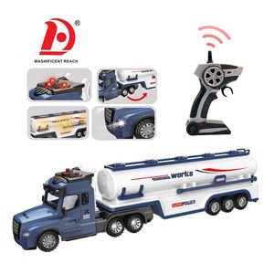 HUADA 2023 <span class=keywords><strong>Jouet</strong></span> de <span class=keywords><strong>camion</strong></span>-citerne RC télécommandé simulé avec son léger - Product Image 1