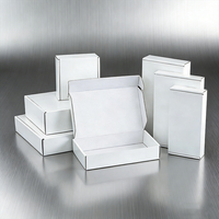 Boîte d'expédition personnalisée en carton ondulé réutilisable, type avion, robuste, écologique, faite à la main, colorée, en matériaux recyclés