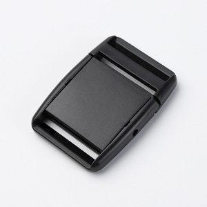 Boucle à pression en plastique 30 mm noire réglable pour accessoires de sac à dos - Product Image 2
