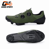 Chaussures de cyclisme de montagne GUSTO 14 Grade en fibre de carbone, semelle en carbone aéronautique légère, boucle rotative, chaussures professionnelles