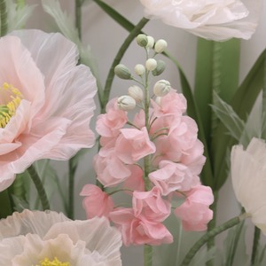 Large 3D <b>Artificial</b> <b>Flowers</b> Silk Organza Paper Floral Art for Mall Display Wedding Scene Handmade Decoration - Product Image 2