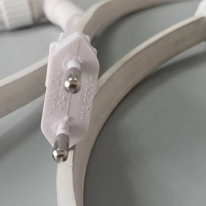 230V E27 Festoon String Light Suiza Cable plano de goma blanca Jardín comercial Decorativo al aire libre - Product Image 2