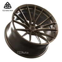 722Auto 18 19 20 21 22 pouces en alliage de magnésium jantes forgées concaves profondes 5x114.3 5x112 5x110 5x120 T6061 jantes en aluminium forgé