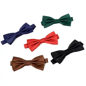 Wedding Cravat For Men Solid Colors Men's Bow tie